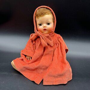 Vintage 1950s American Character Doll Weeping Sleepy Eyes Little Red Riding Hood